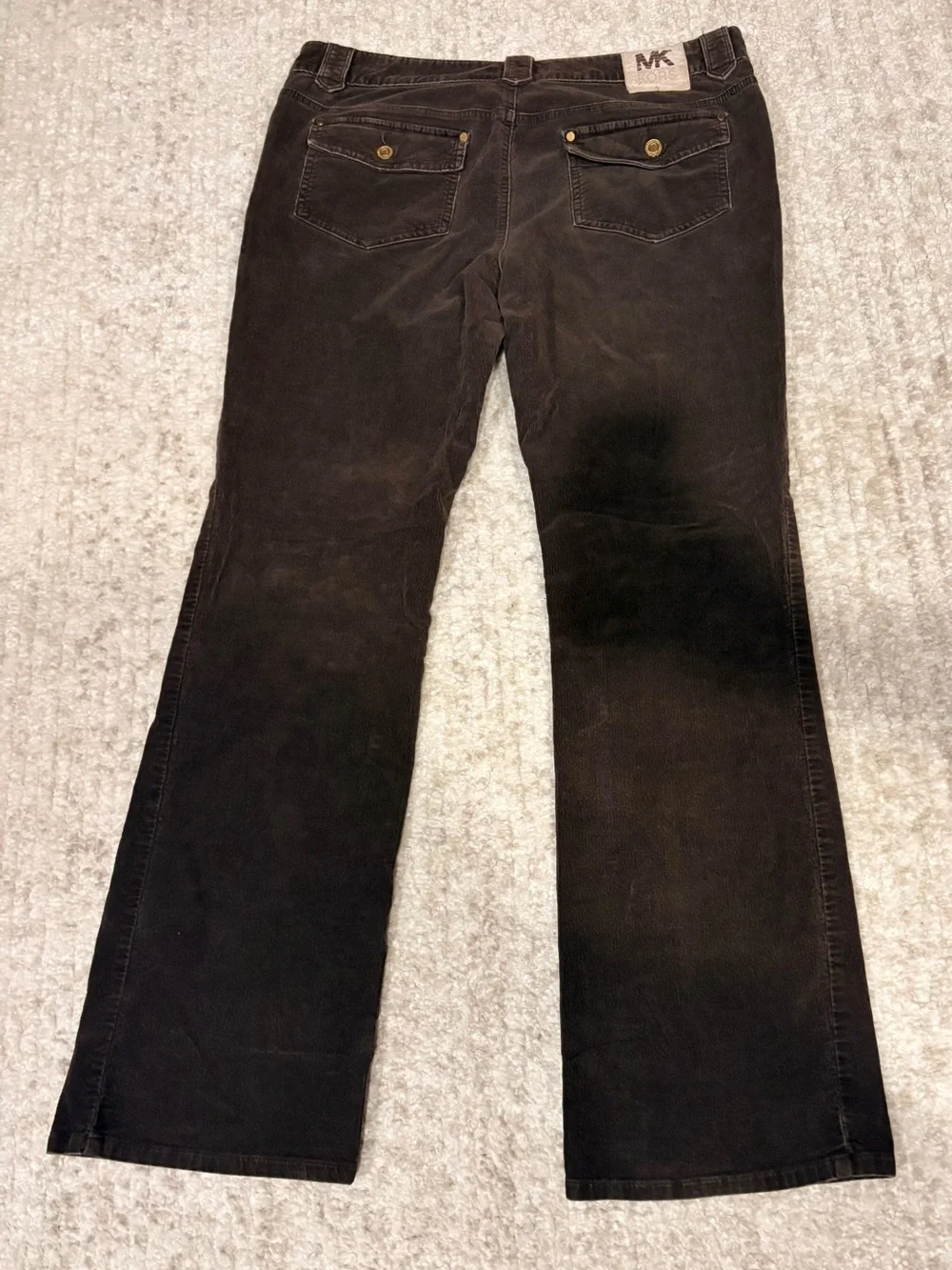 Michael Kors Women’s Dark Brown Corduroy Jeans - Classic Fit size 10